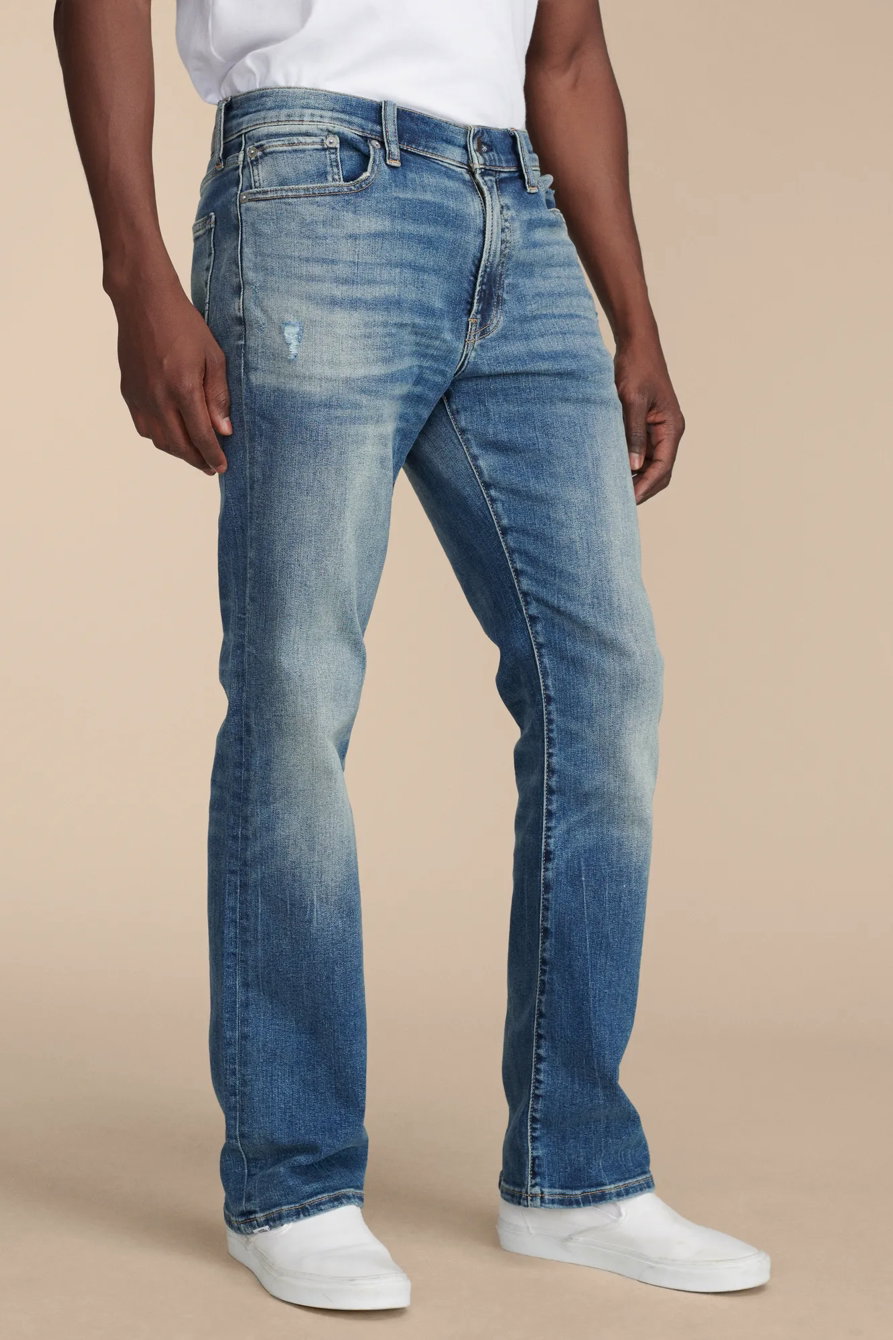 Image of Lucky Brand Easy Rider Boot Jean - Men's Pants Denim Bootcut Jeans in Glimmer