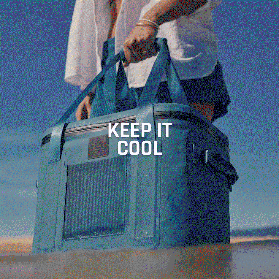 Red Equipment's Storm Blue Waterproof Soft Cooler bags