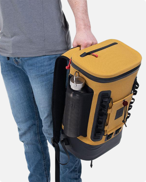 Insulated backpack cooler bag