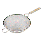 Image of Update International Stainless Steel Double Mesh Strainer, 8