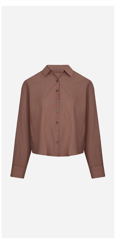 Bowie Shirt In Ginger Brown