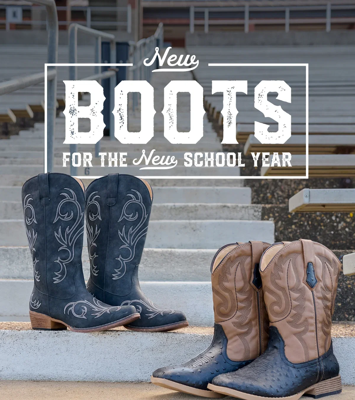 NEW BOOTS FOR THE NEW SCHOOL YEAR