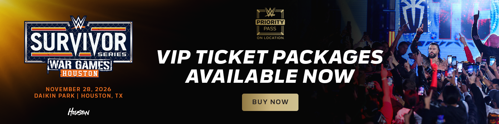 Survivor Series VIP Packages