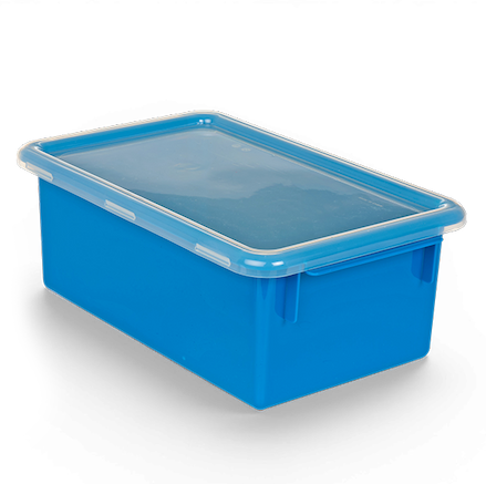 Environments® GemLuxe™ Easy Label Bin - Blue