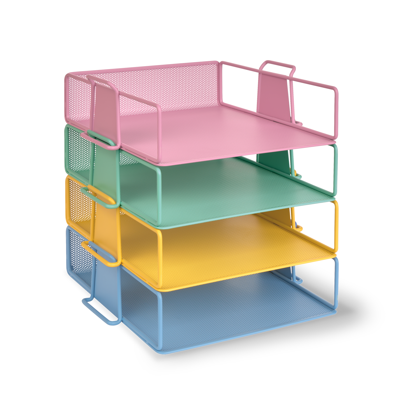 Really Good Stuff® Stackable Letter-Size Wire Rack™ - Bold Vibes - 4 trays