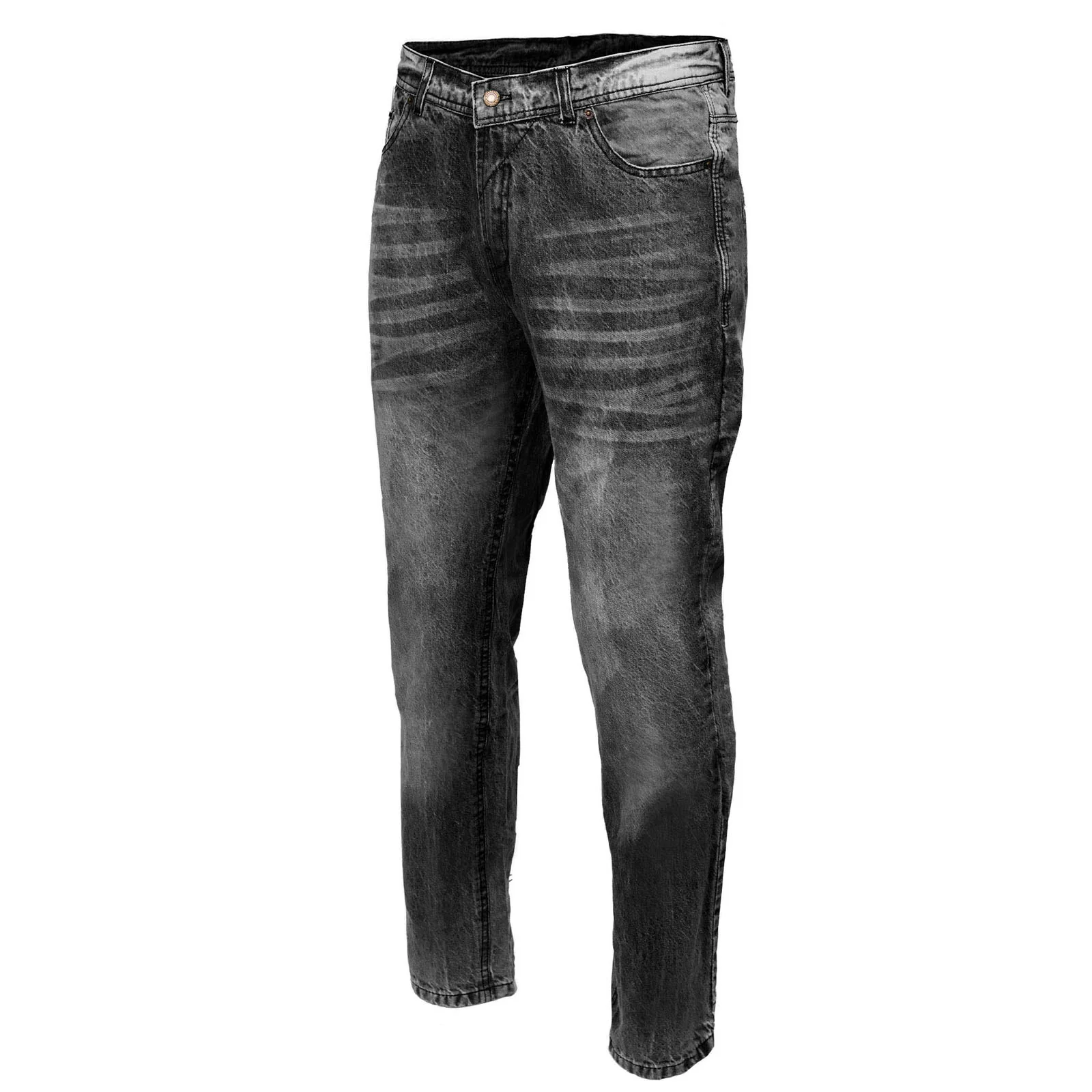 Image of Milwaukee Leather MDM5000 Men's City Limit Black CE Armored Motorcycle Riding Denim Jeans Pants Reinforced w/ Aramid Fibers