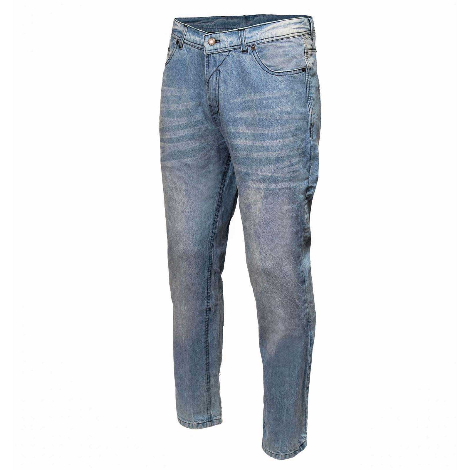 Image of Milwaukee Leather MDM5002 Men's Metro Blue CE Armored Motorcycle Riding Denim Jeans Reinforced w/ Aramid Fibers