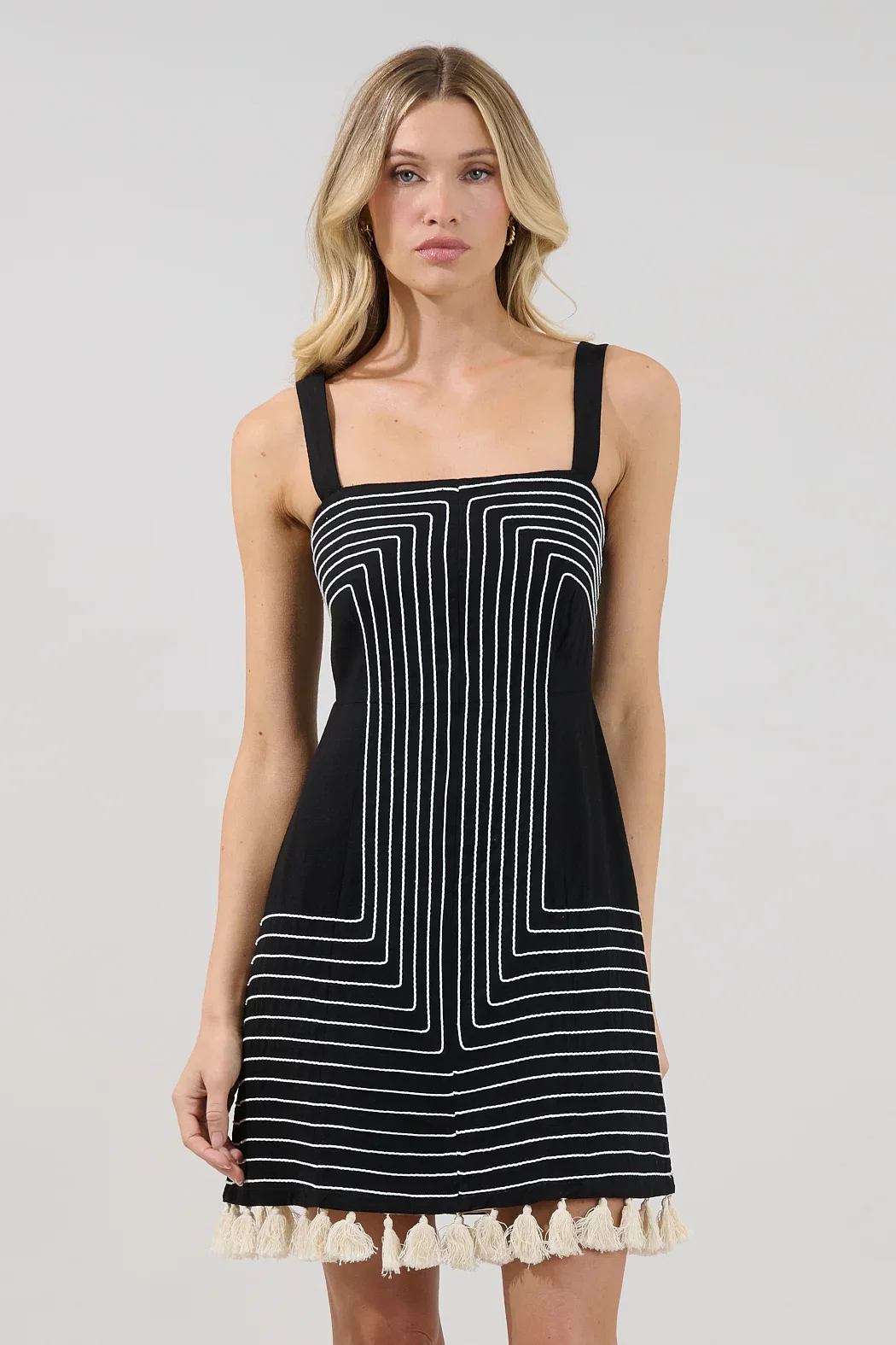 Image of Dariela Tassel Mini Dress