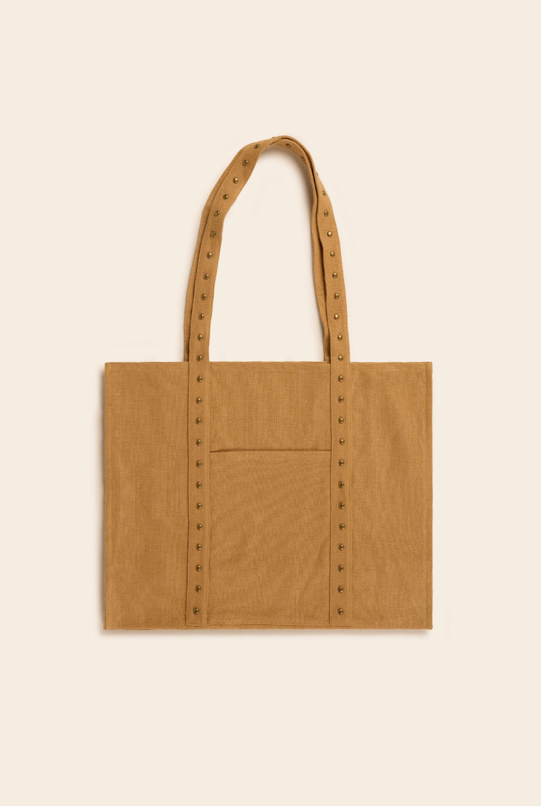Sac Nenio jaune et clous laiton