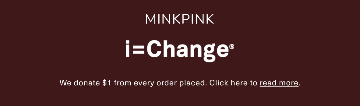 read more about our charity donations through i=change