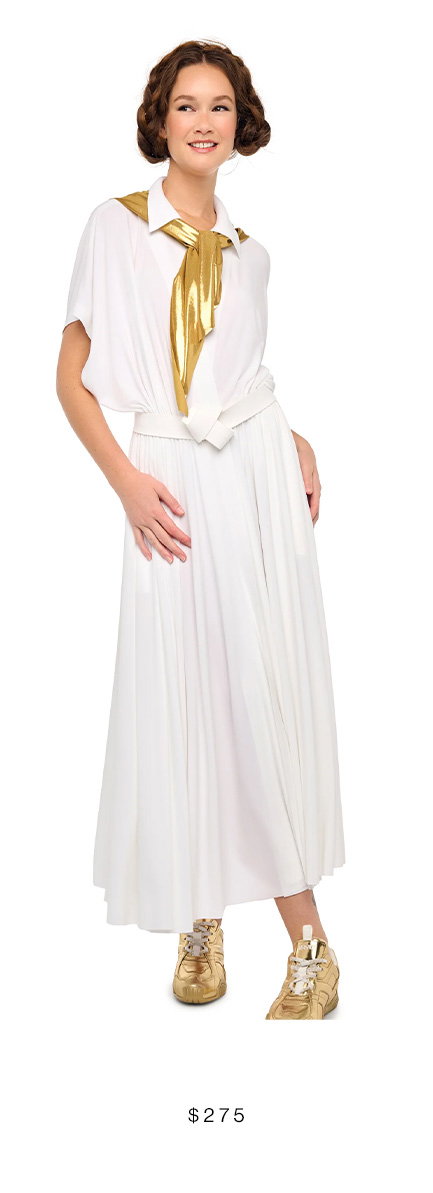 OVERSIZED SLEEVELESS NK FLARED DRESS