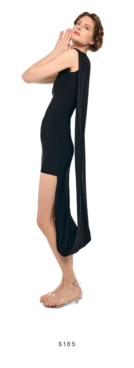 SLEEVELESS XL COCOON MINI DRESS