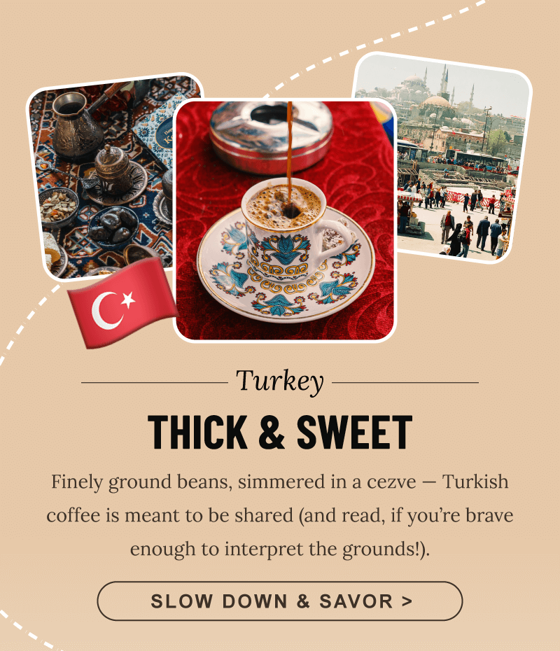 sweet turkish coffee