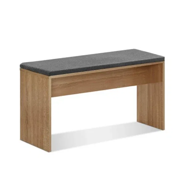 Dining Bench Natu Upholstery Seat Stool Cushion Furniture 90 Cm Oak