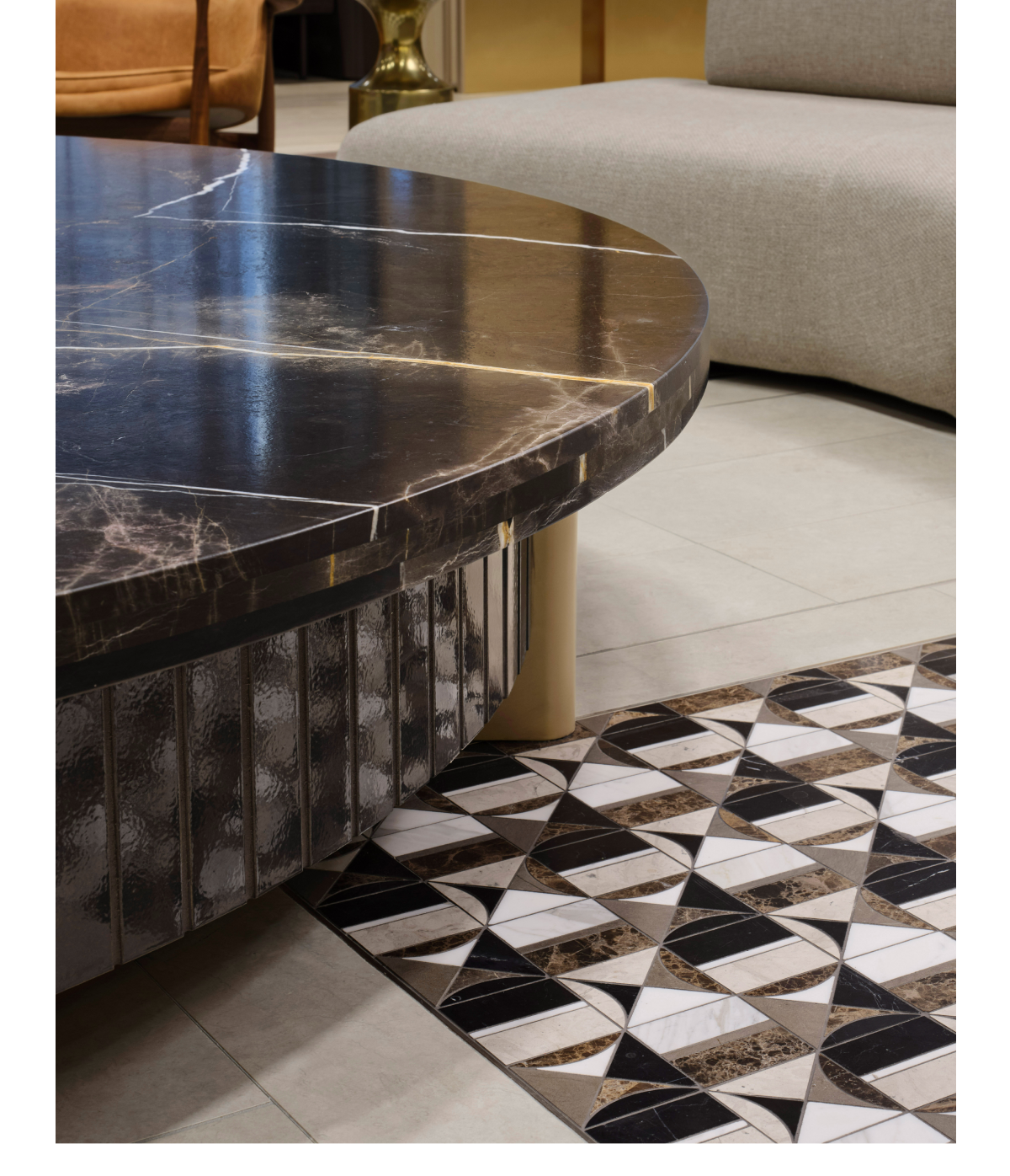 Artistic Tile | Bronze Fantasy Marble Slab