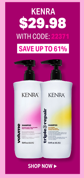 SHOP KENRA LITERS AT $29.98 WITH CODE 22371