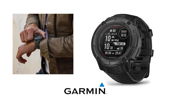 Instinct 2X Solar Rugged GPS Smartwatch, Tactical Edition, Black