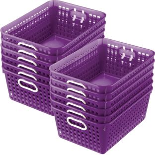 Image of Really Good Stuff® Book Baskets - 12 Pack