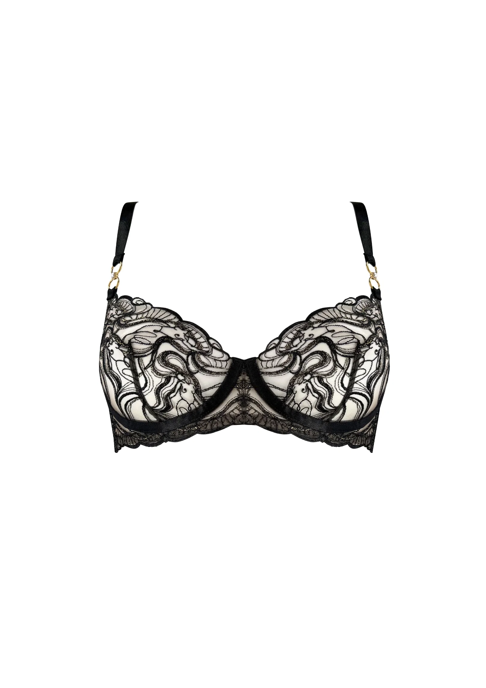 Image of Pearl Balconette Wire Bra