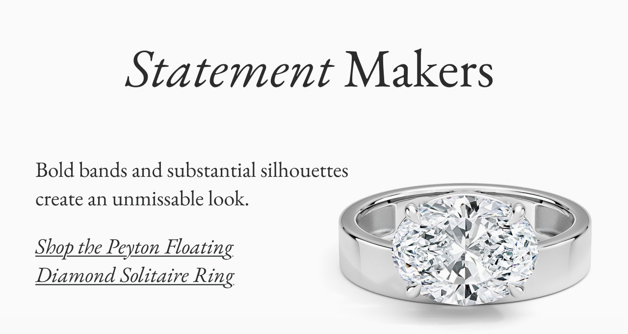 Shop the Peyton Floating Diamond Solitaire Ring