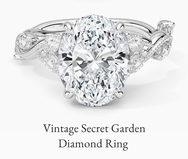 Vintage Secret Garden Diamond Ring