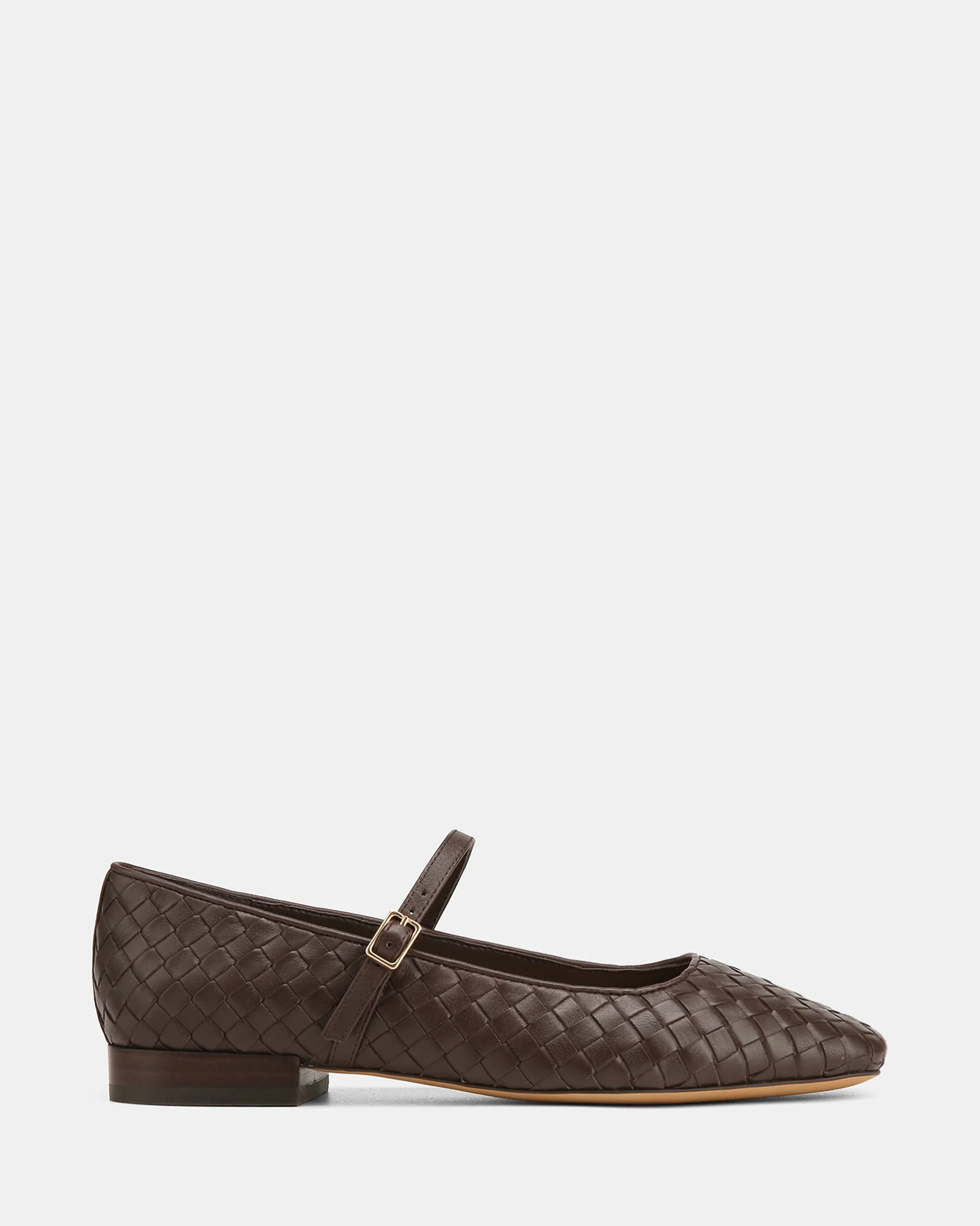 Annie Chocolate Woven Leather Mary Jane Regular price