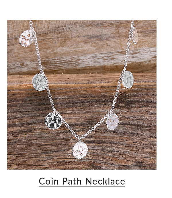 Coin Path necklace