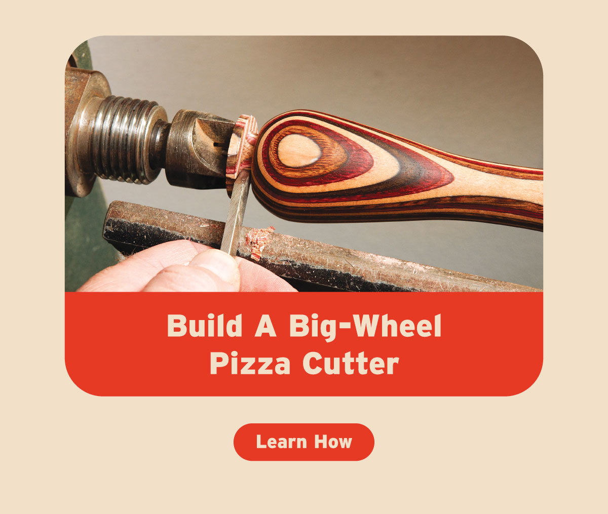 Big-Wheel Pizza Cutter
