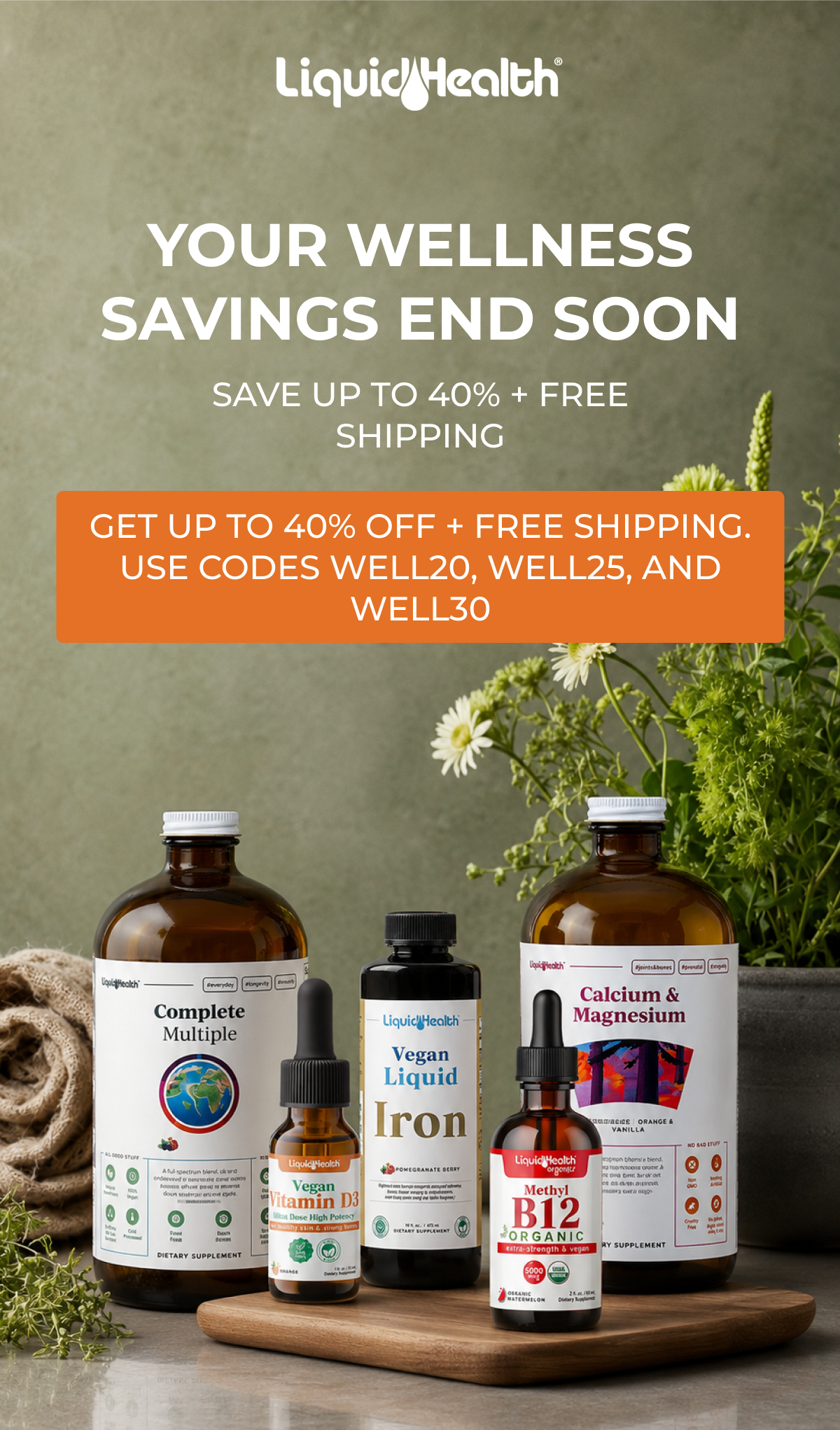 Your Wellness Savings End Soon