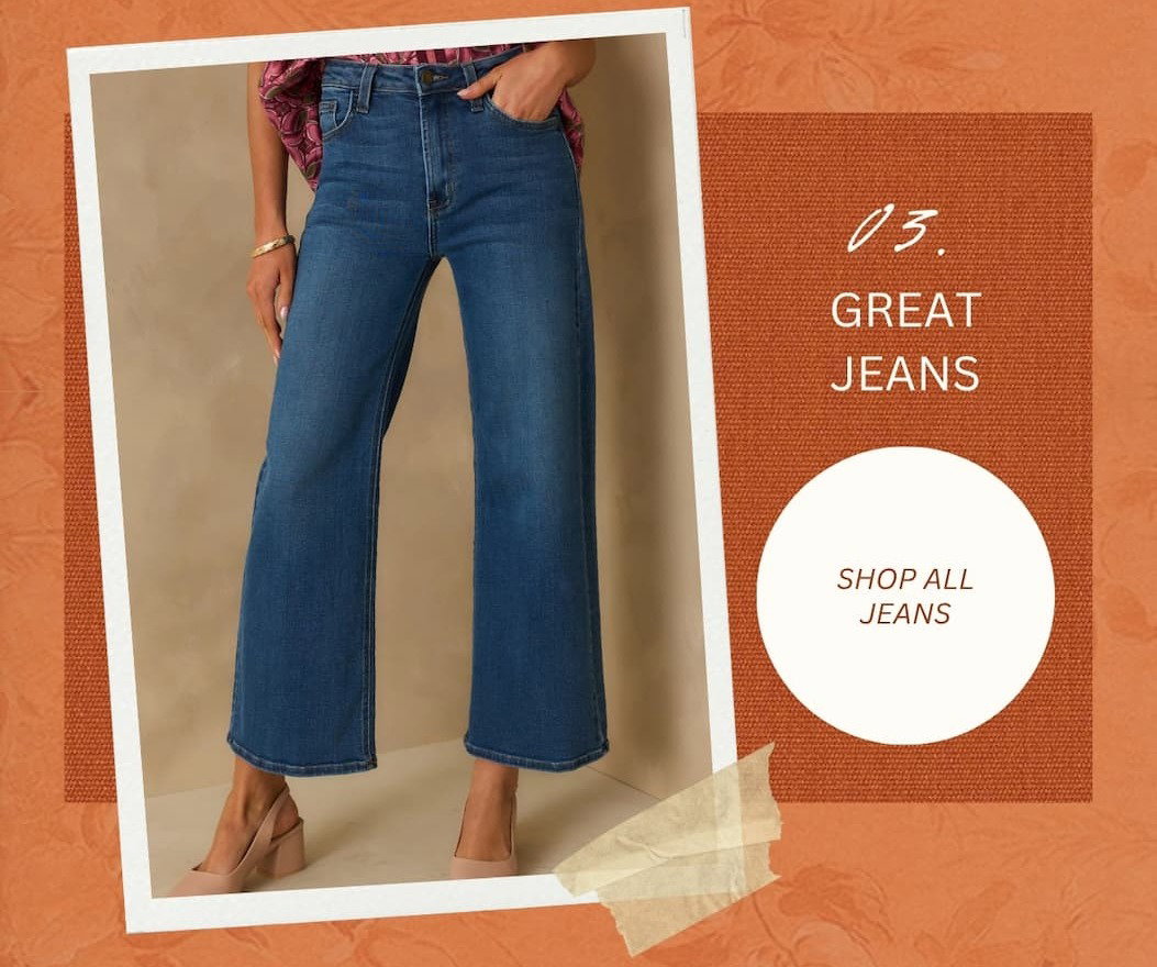 "Great Jeans. Shop All Jeans."