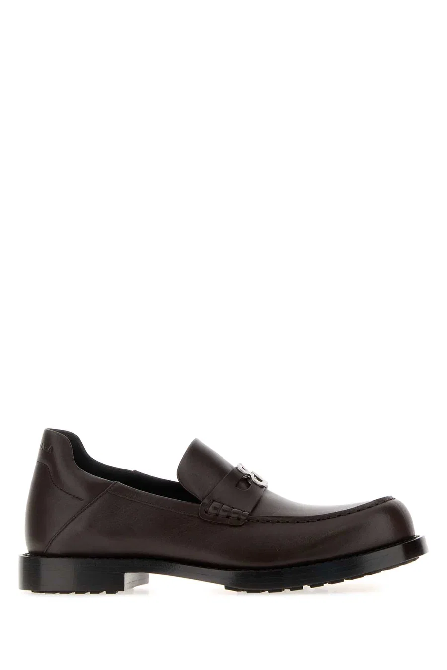 Balenciaga Leather Loafers Brown