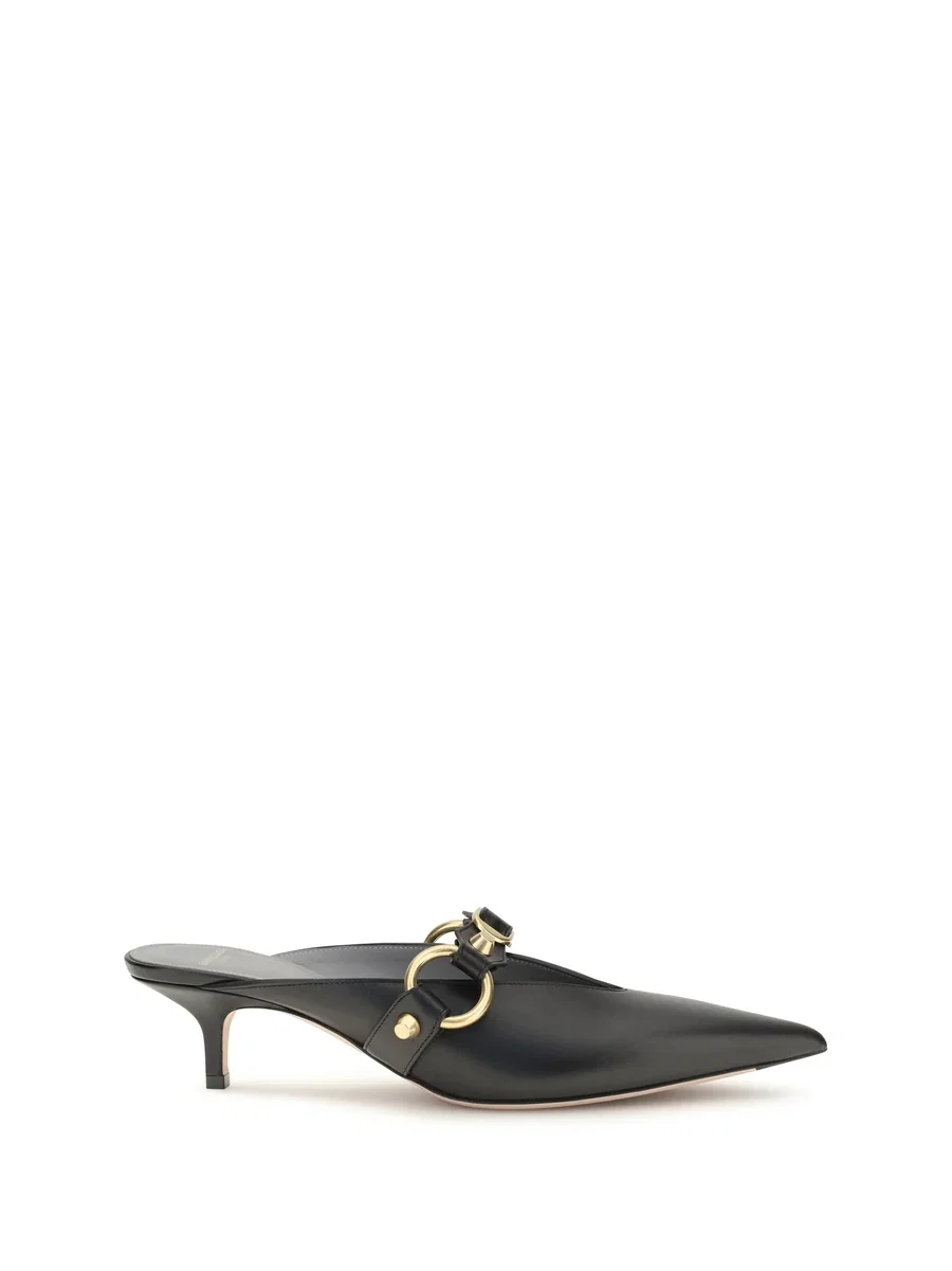 Balenciaga City Mules Black