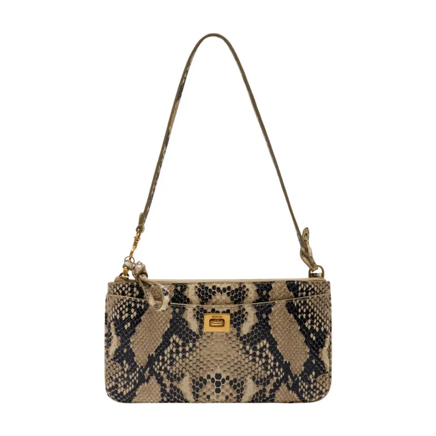 Balenciaga Rodeo Clutch Beige