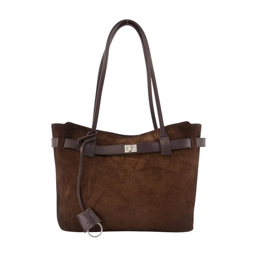 Balenciaga Leather Tote Bag Brown