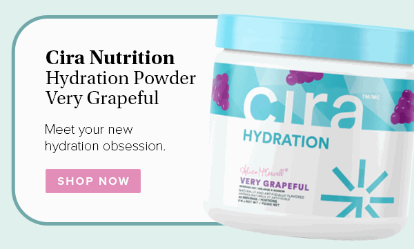 Cira Nutrition Hydration Powder Very Grapeful