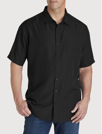 Microfiber Comfort Grid Sport Shirt