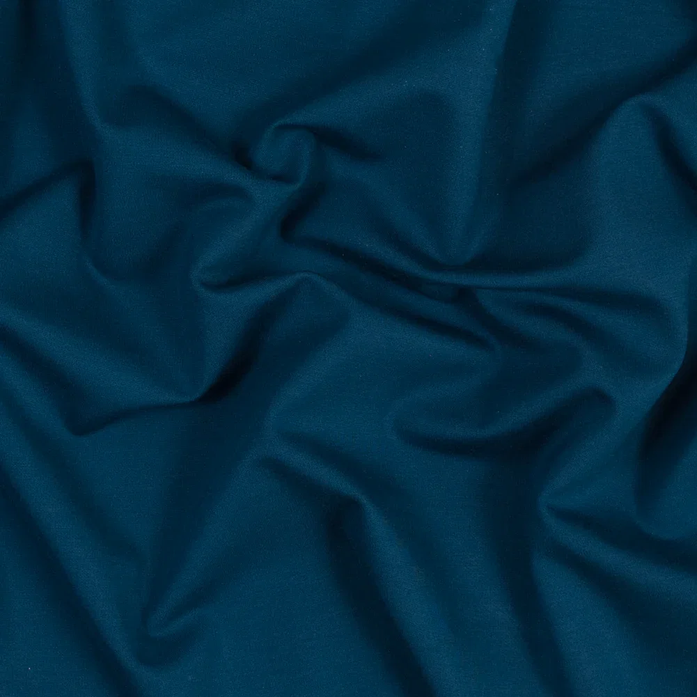 Image of Stretch Ponte Knit - Dark Teal - Papilio Collection