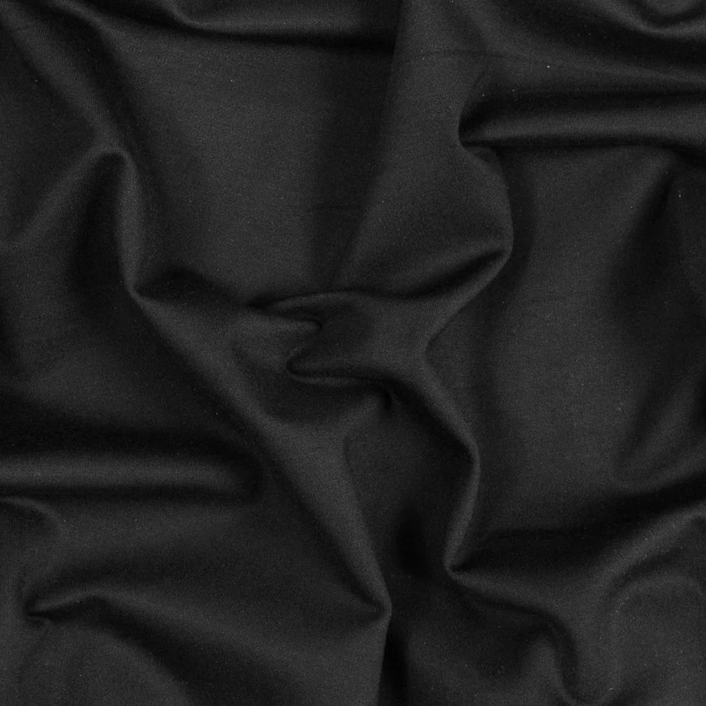 Image of Stretch Ponte Knit - Black - Papilio Collection