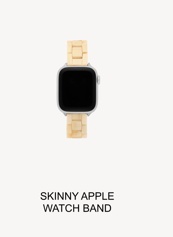 Skinny Apple Watch Band — Alabaster