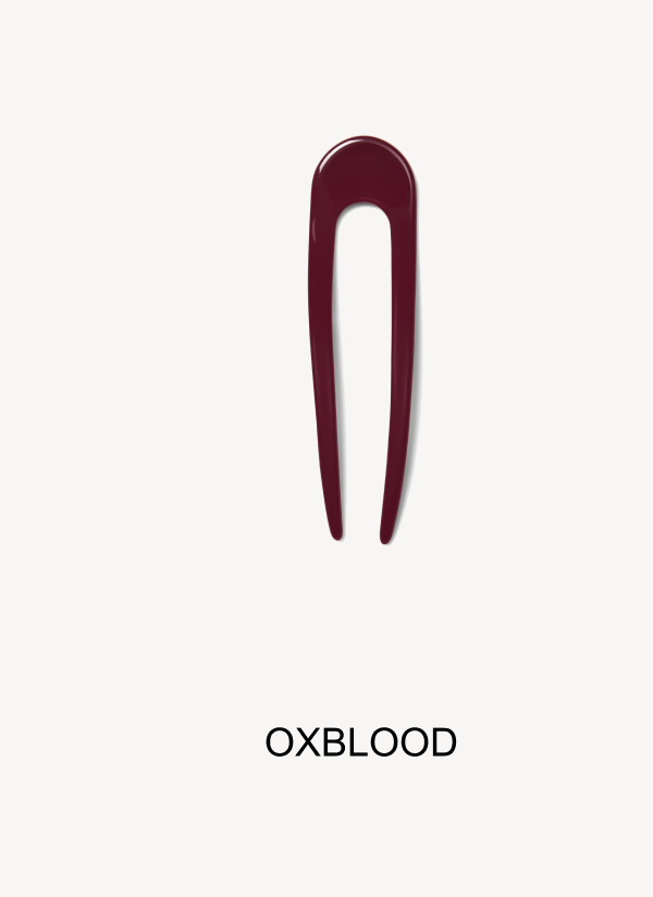 Oxblood — French Hair Pin