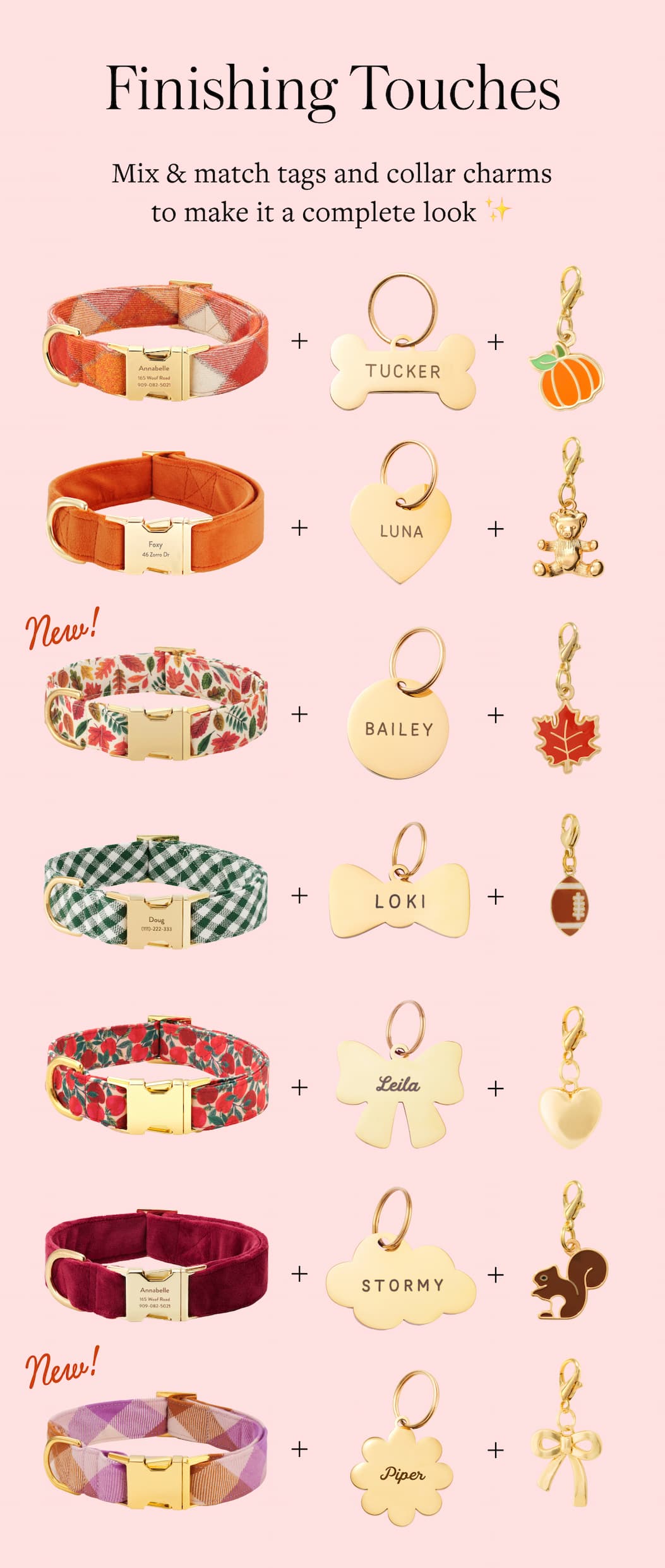 Shop Collars + Charms