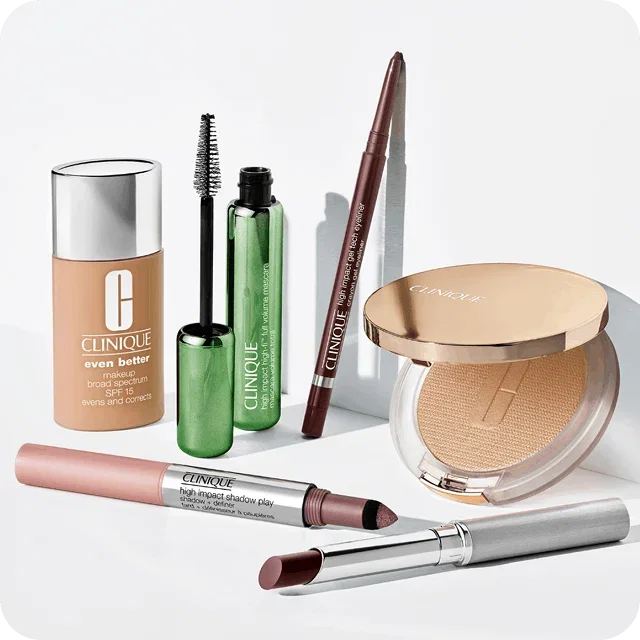 Clinique makeup products for a fresh, polished look