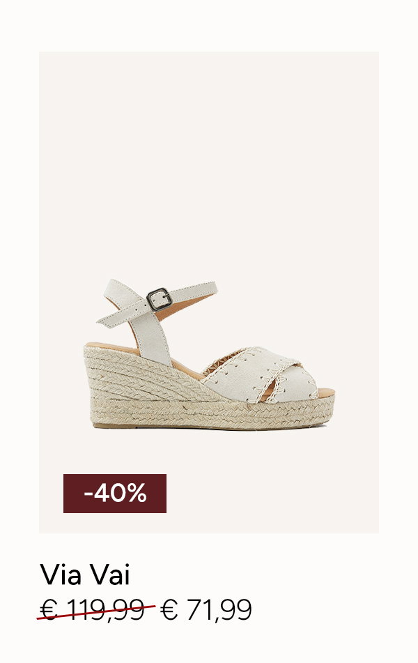Beige VIA VAI sandalen