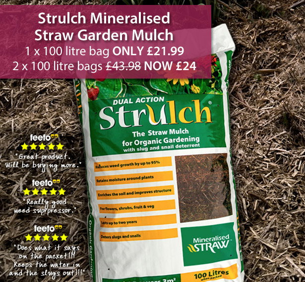 Strulch Mineralised Straw Garden Mulch