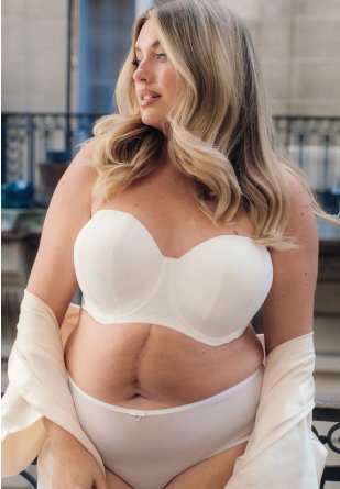 Luxe Strapless Multiway Bra Pearl Ivory Cream