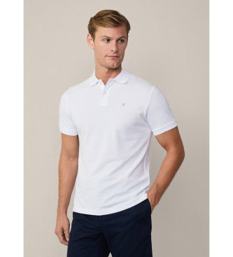 Polo piqué fit slim blanco