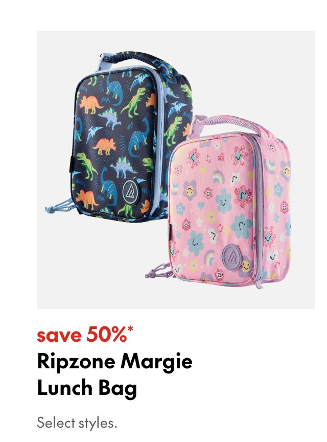 Ripzone Margie Lunch Bag
save 50%
Our regular price. Select styles.