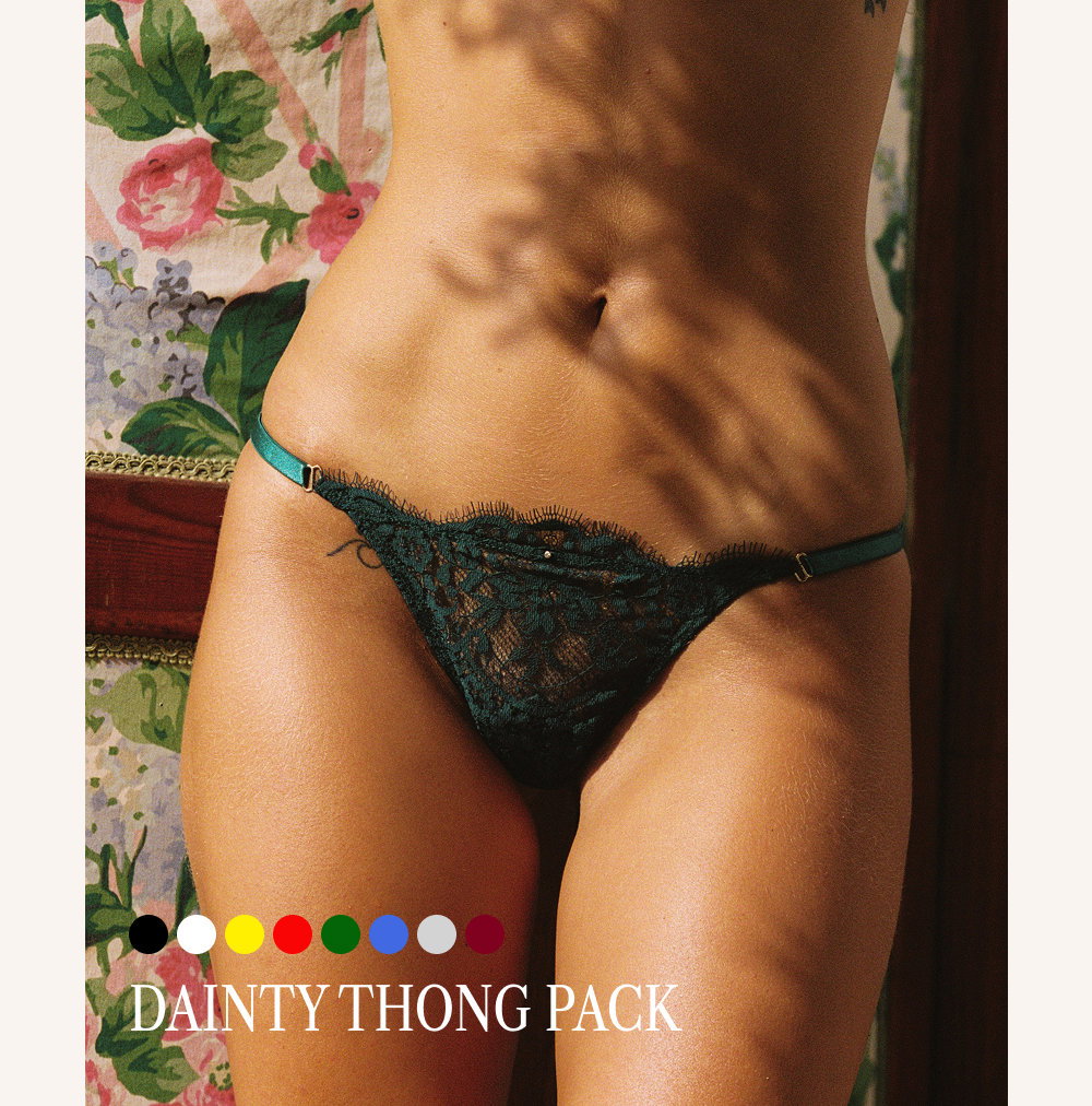 DAINTY THONG PACK
