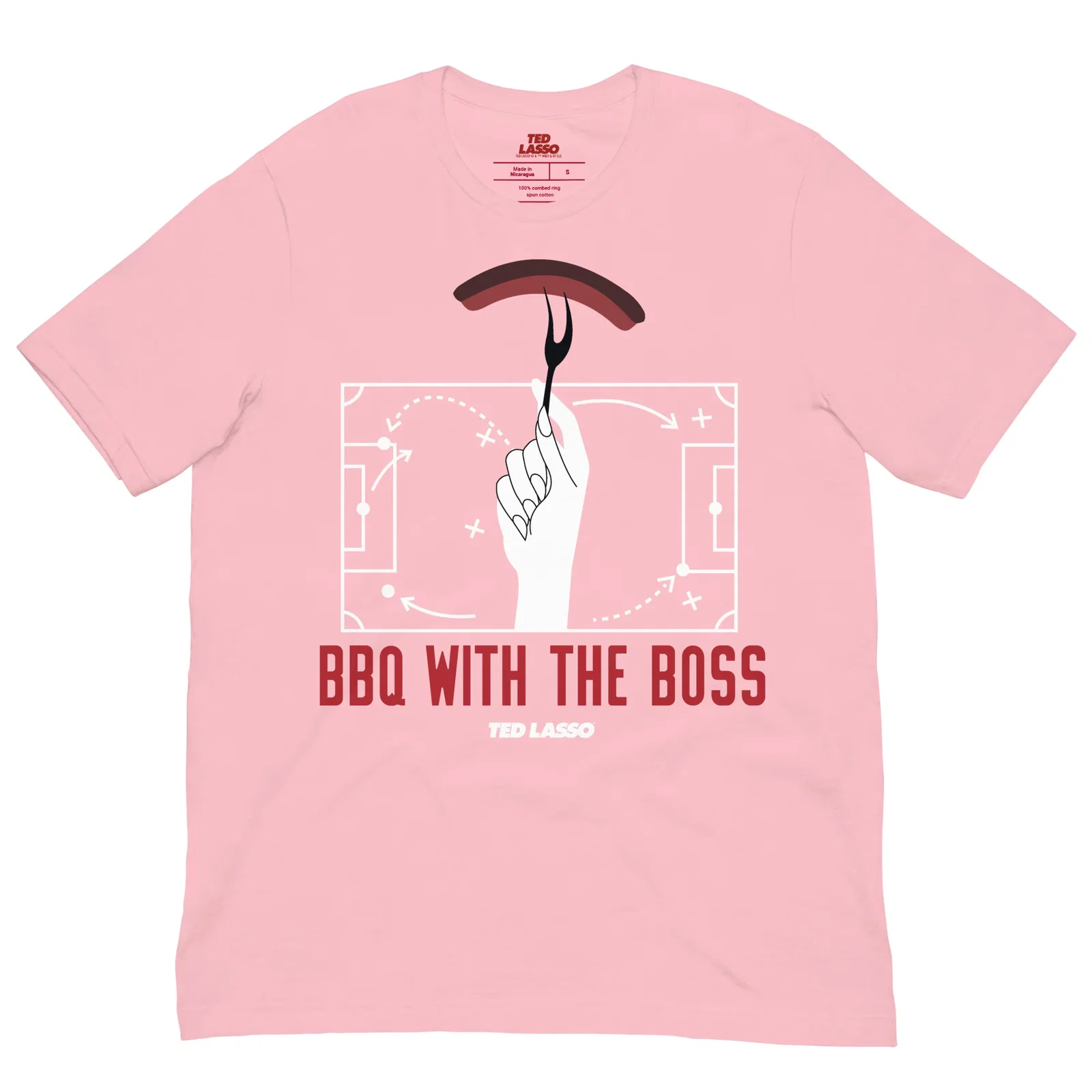 Image of Ted Lasso Sports T-shirt BBQ with the Boss