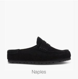 Birkenstock Women's Naples Wrapped Clogs in Black